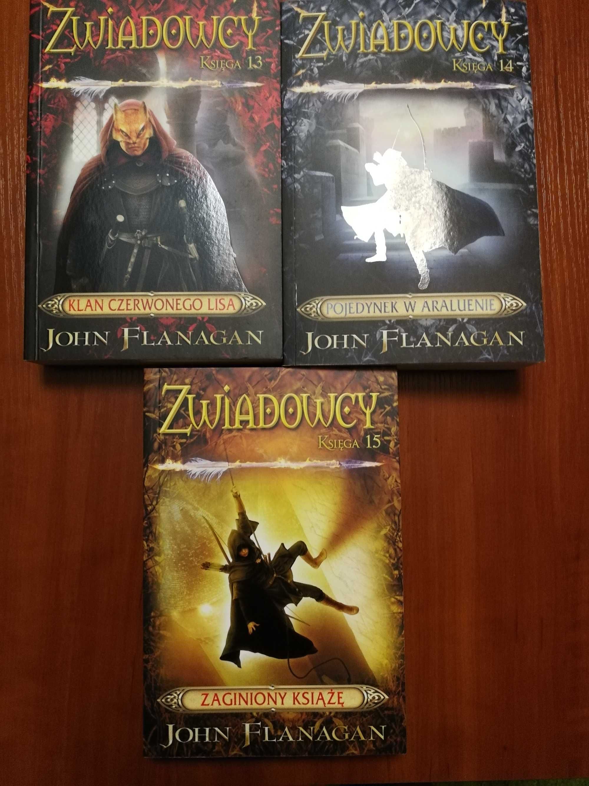Zwiadowcy. John Flanagan. 15  tomów.