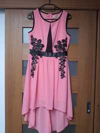 Sukienka różowa, rozmiar M