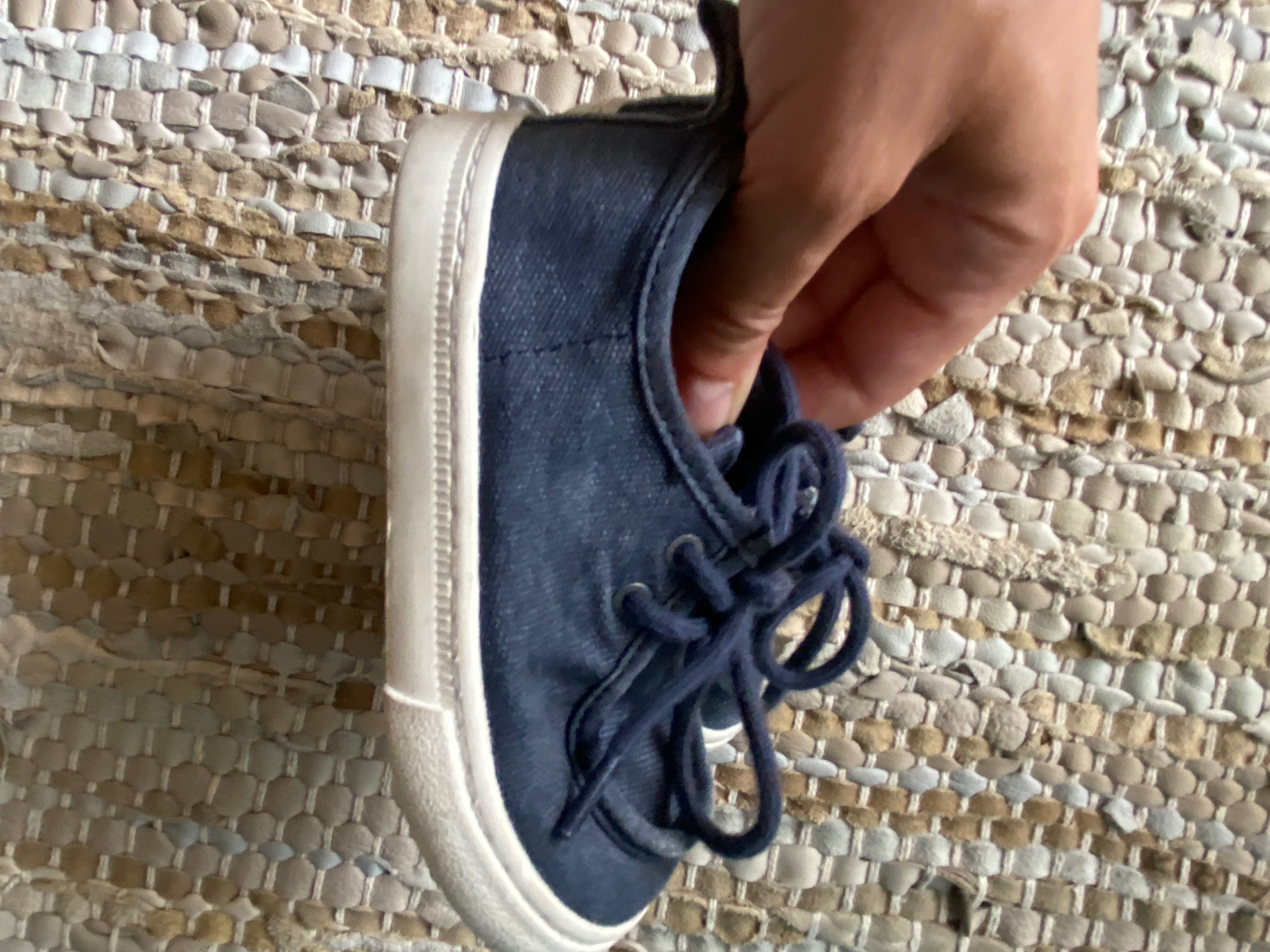 Sapatos de algodão de vela Zara 23