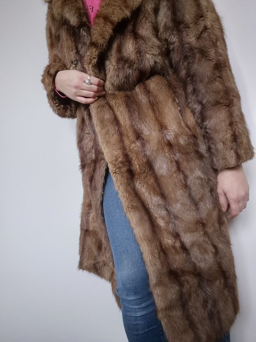 Futro Rozmiar S M naturalne