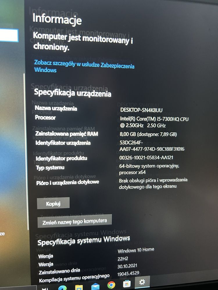 Laptop MSI MS-16JD