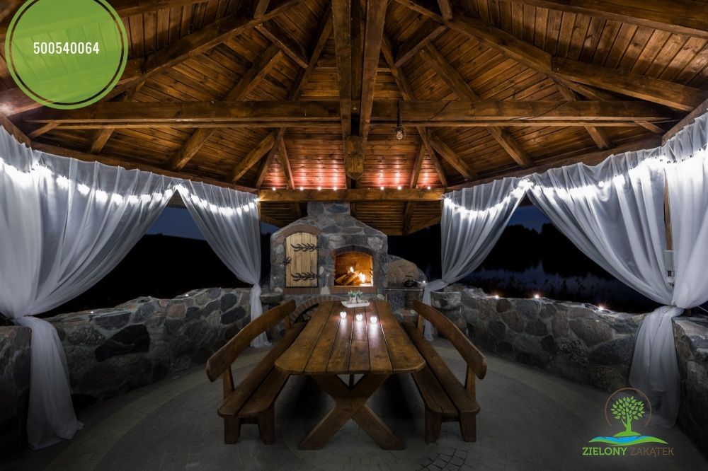 Domek nad jeziorem Mazury  sauna i jacuzzi