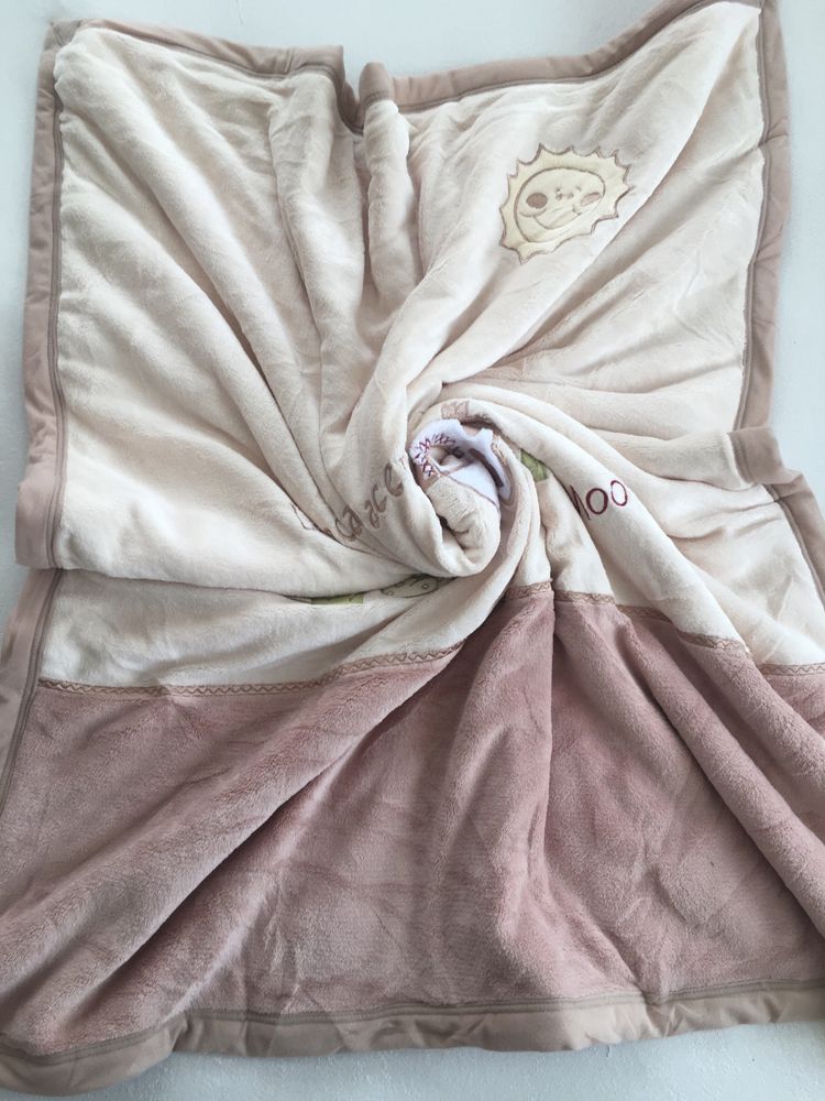 Стеганое двухсторонее плюшевое Плед-одеяло "REGINA"махровое детское