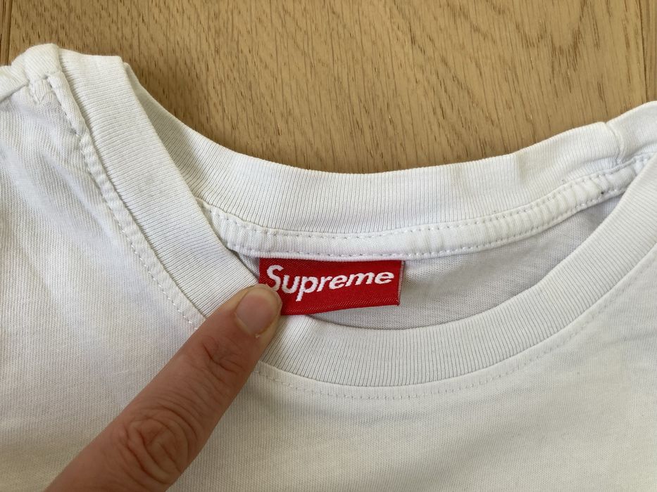 Koszulka T-shirt biała Supreme r. M