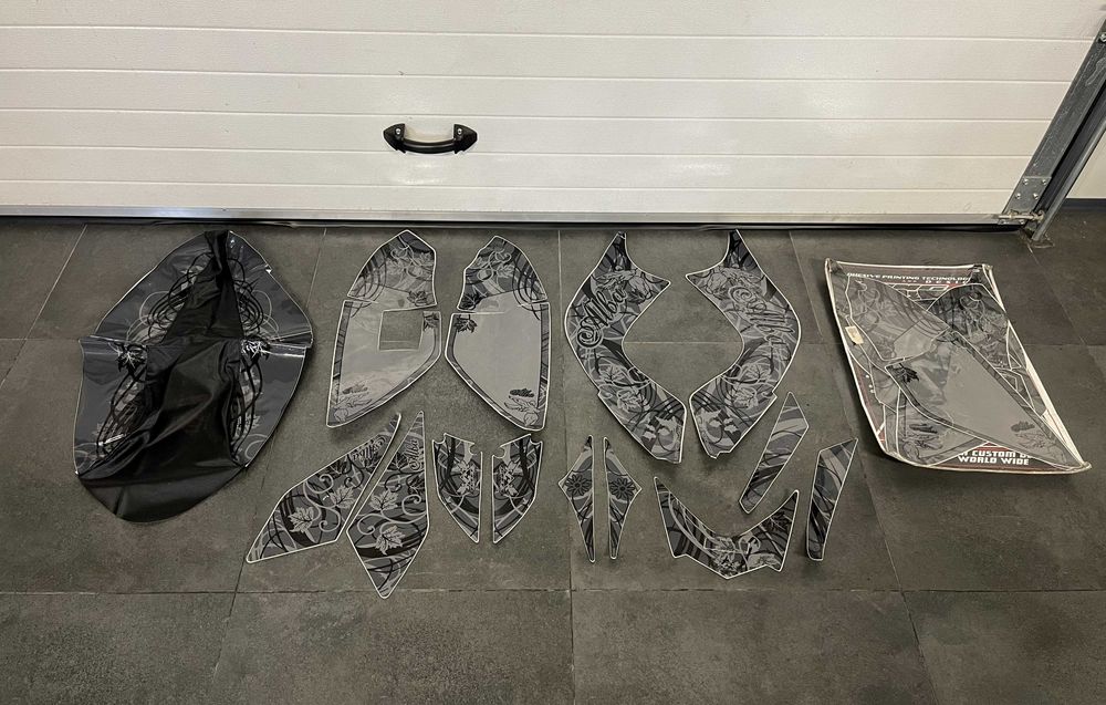 Okleina ALBA Quad Yamaha YFM 700 R Raptor + Poszycie Siedzenia Zestaw