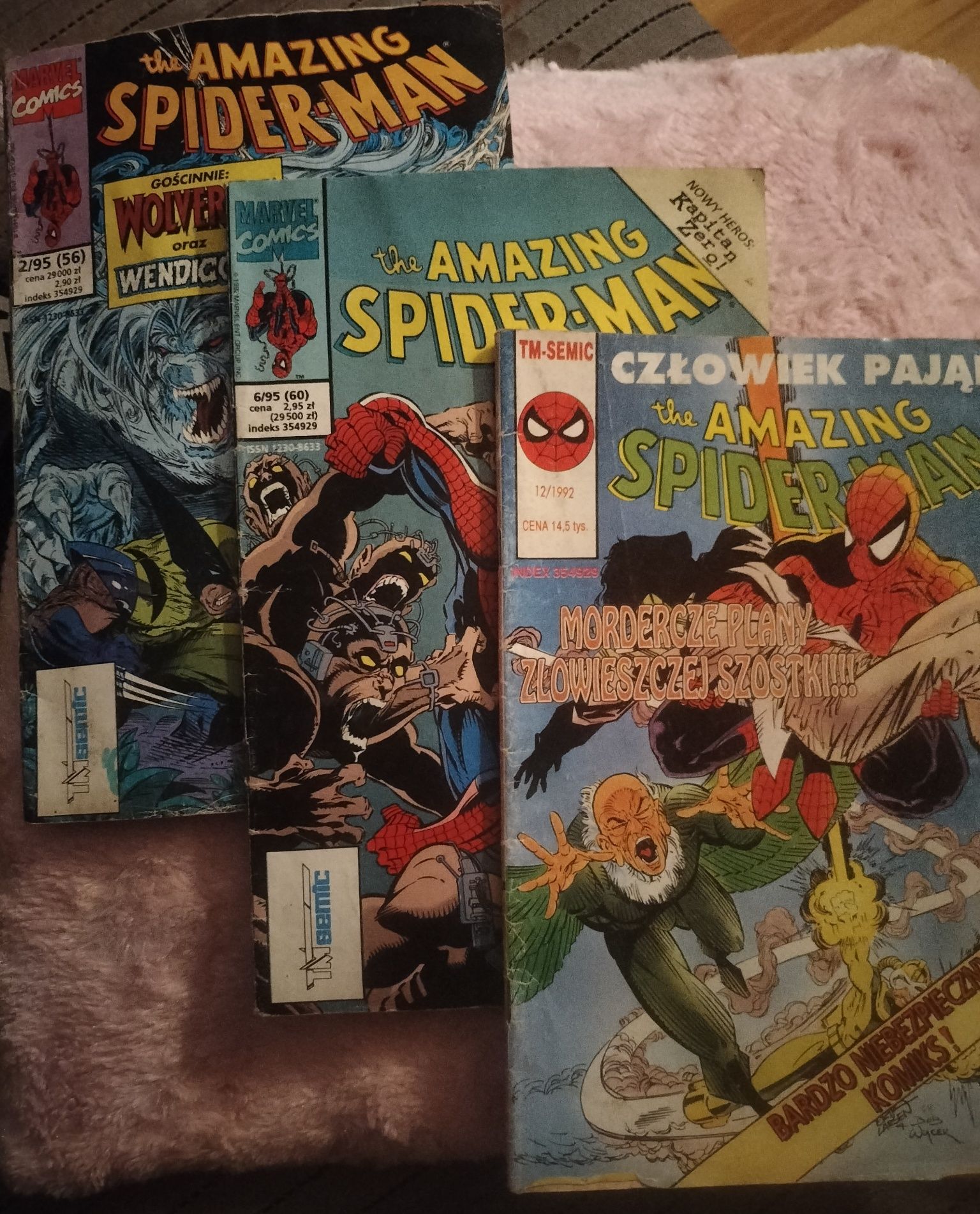 Zestaw 3 komiksów Spiderman