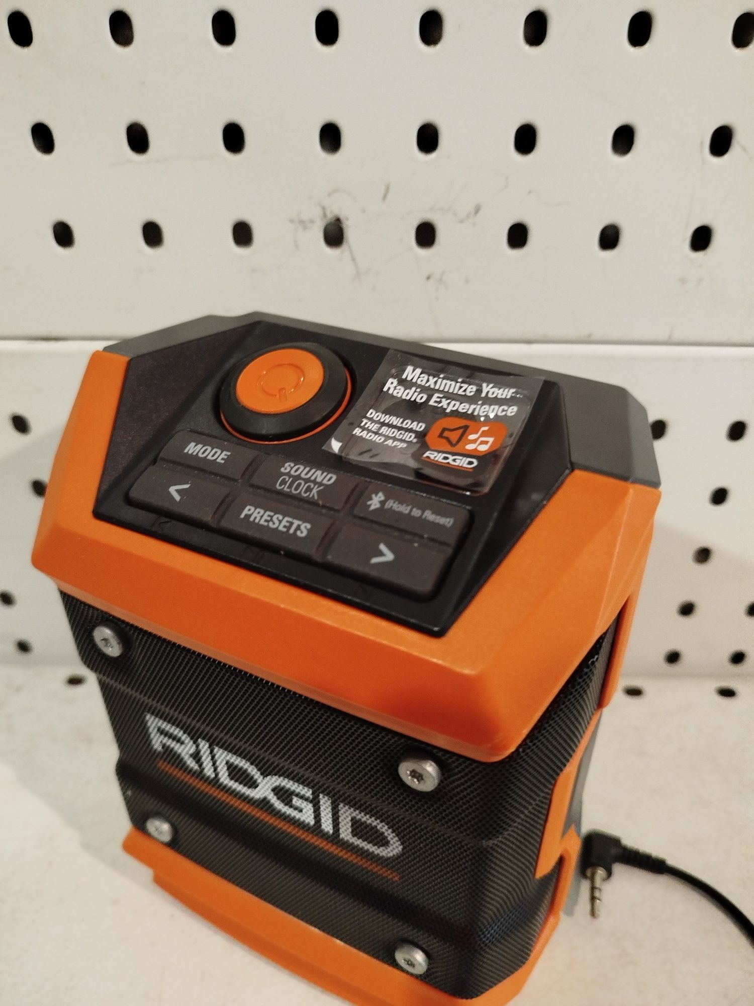 Ridgid R84086 18V Bluetooth будівельне радіо колонка Оригінал США
