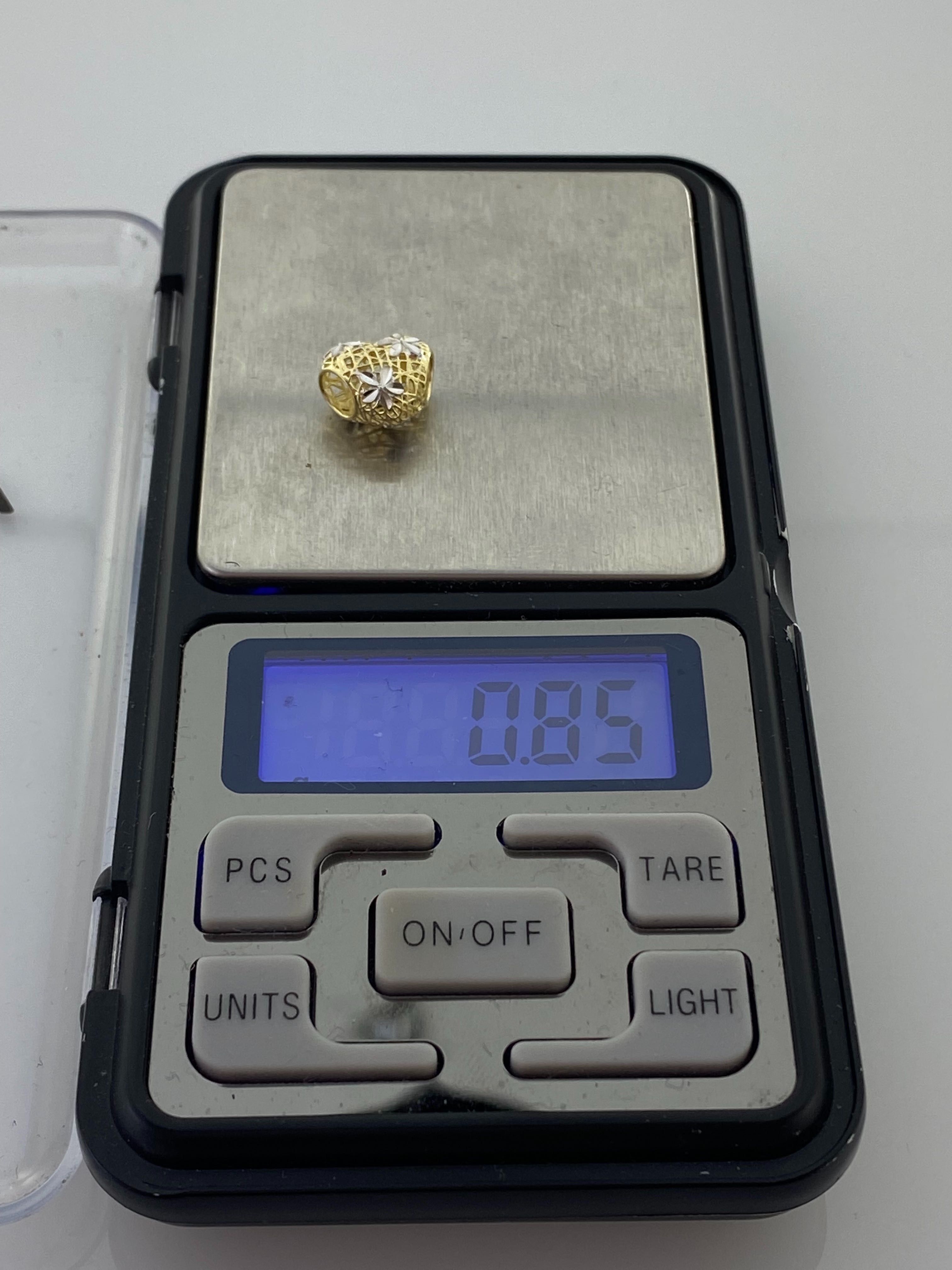 Złoty element charms na bransoletkę Pandora, Próba 585. Nowy (2200)
