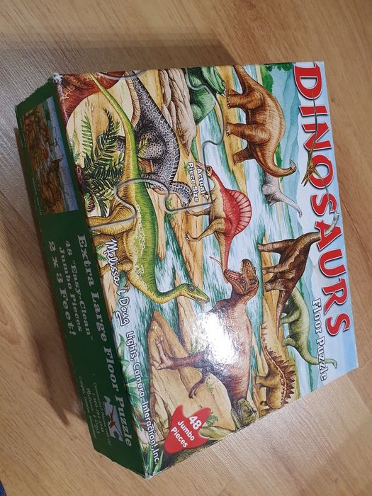 Peluches, PEPEE Set + Puzzle Disney Frozen+Dinissauros