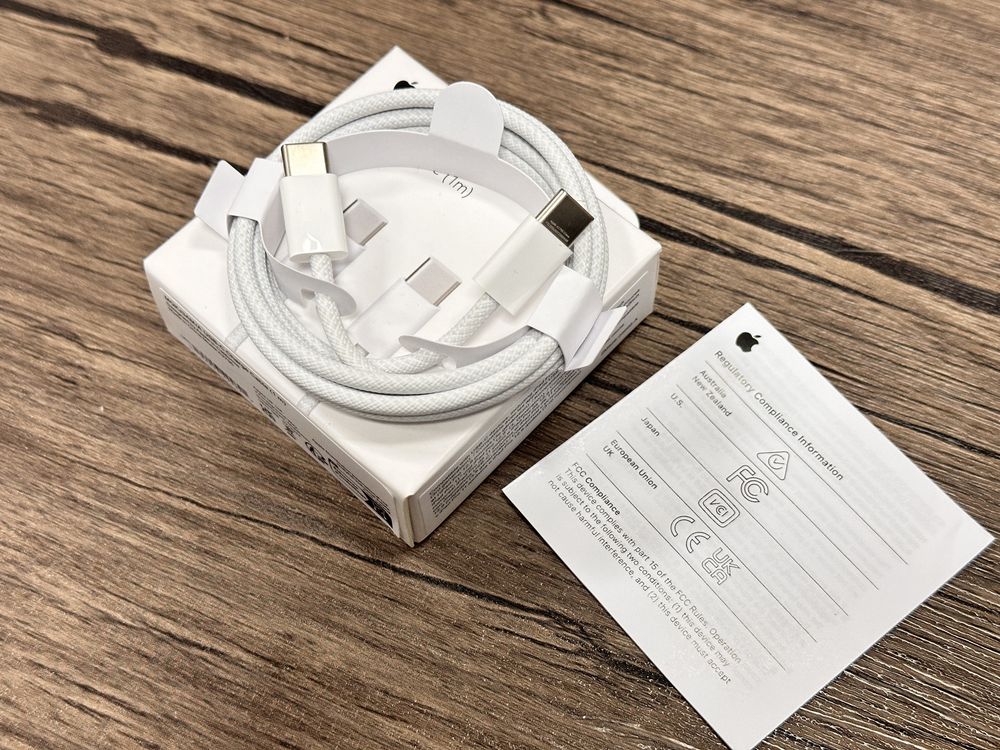 Плетений кабель для всіх Айфрн iPhone 15  MQKJ3 60Вт USB-C зарядка 1м