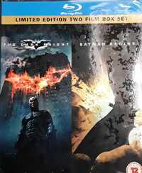 Batman The Dark Knight + Batman Begins Box Set Bluray