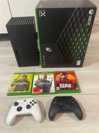 Xbox series X dwa pady 3 gry