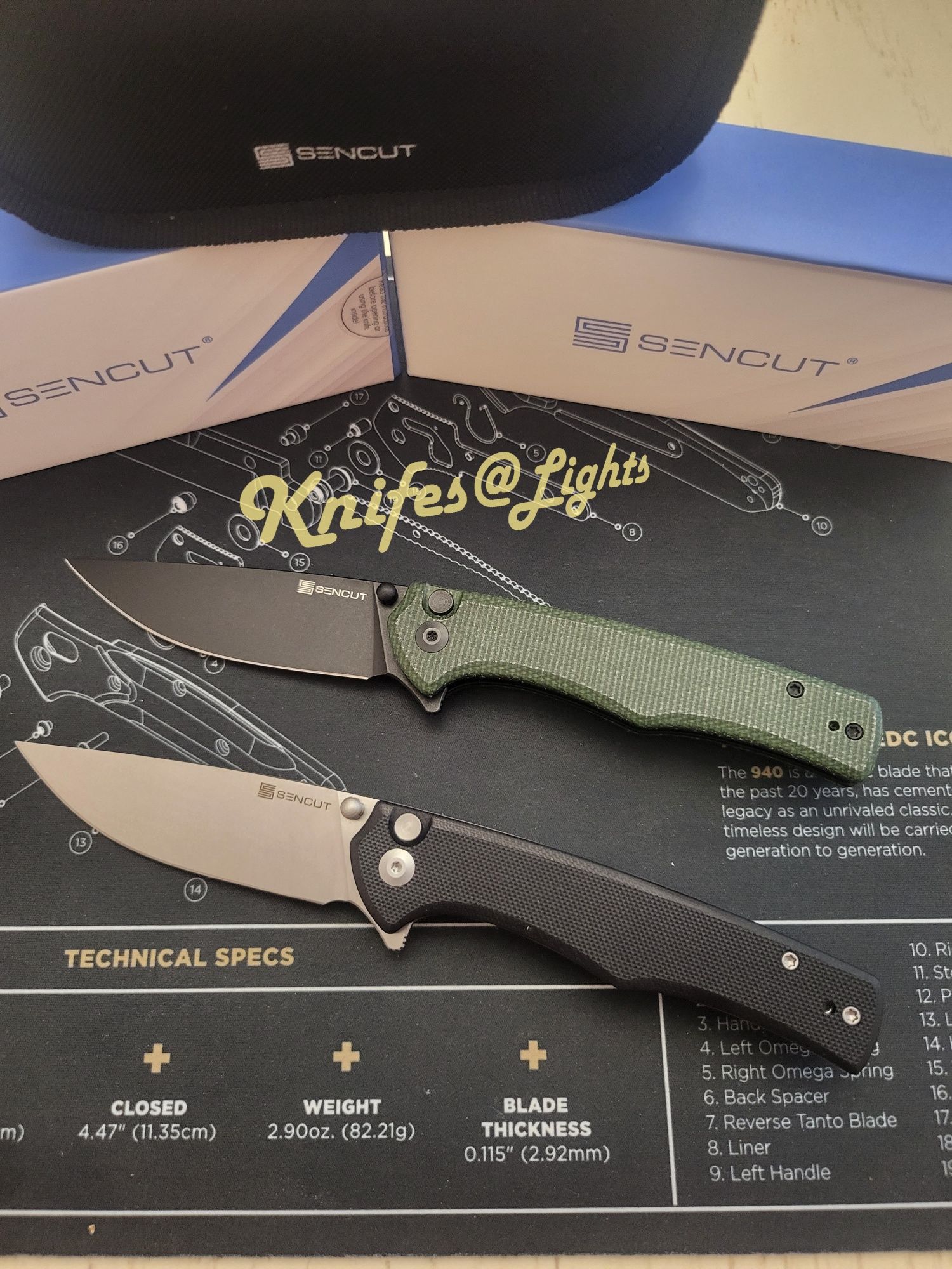 Sencut Crowley, EDC ніж на D2