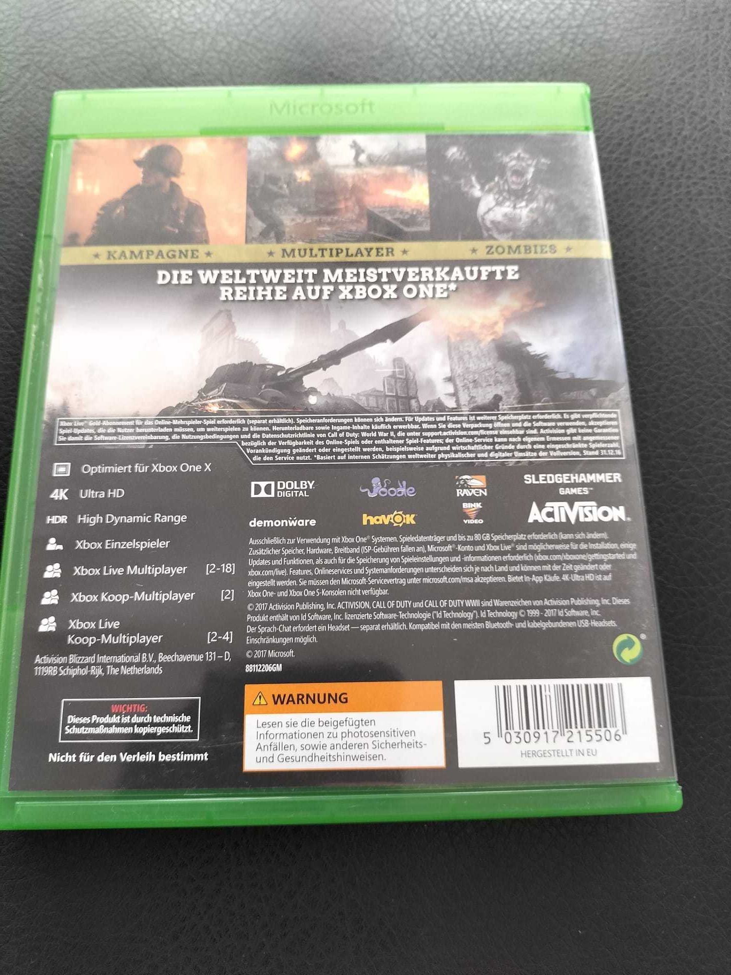Call of Duty: WWII (World War 2) - Xbox One