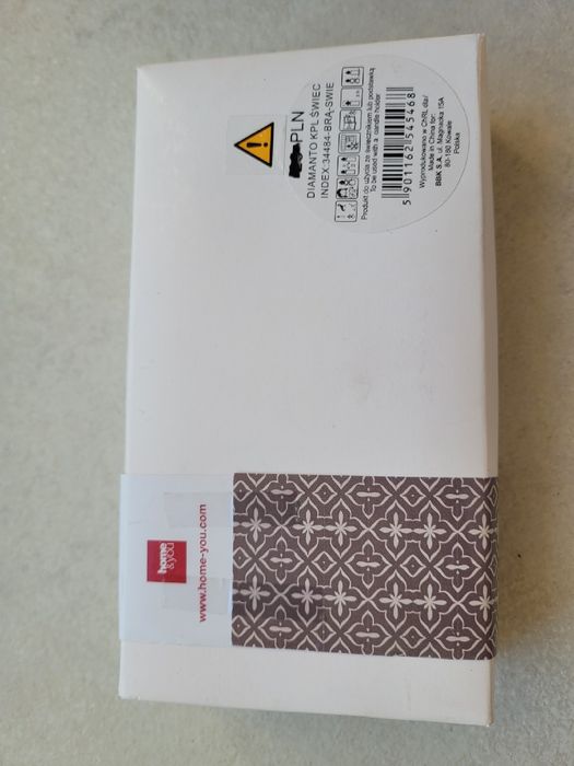 Home & You Spark zestaw kryształ świecznik+świece