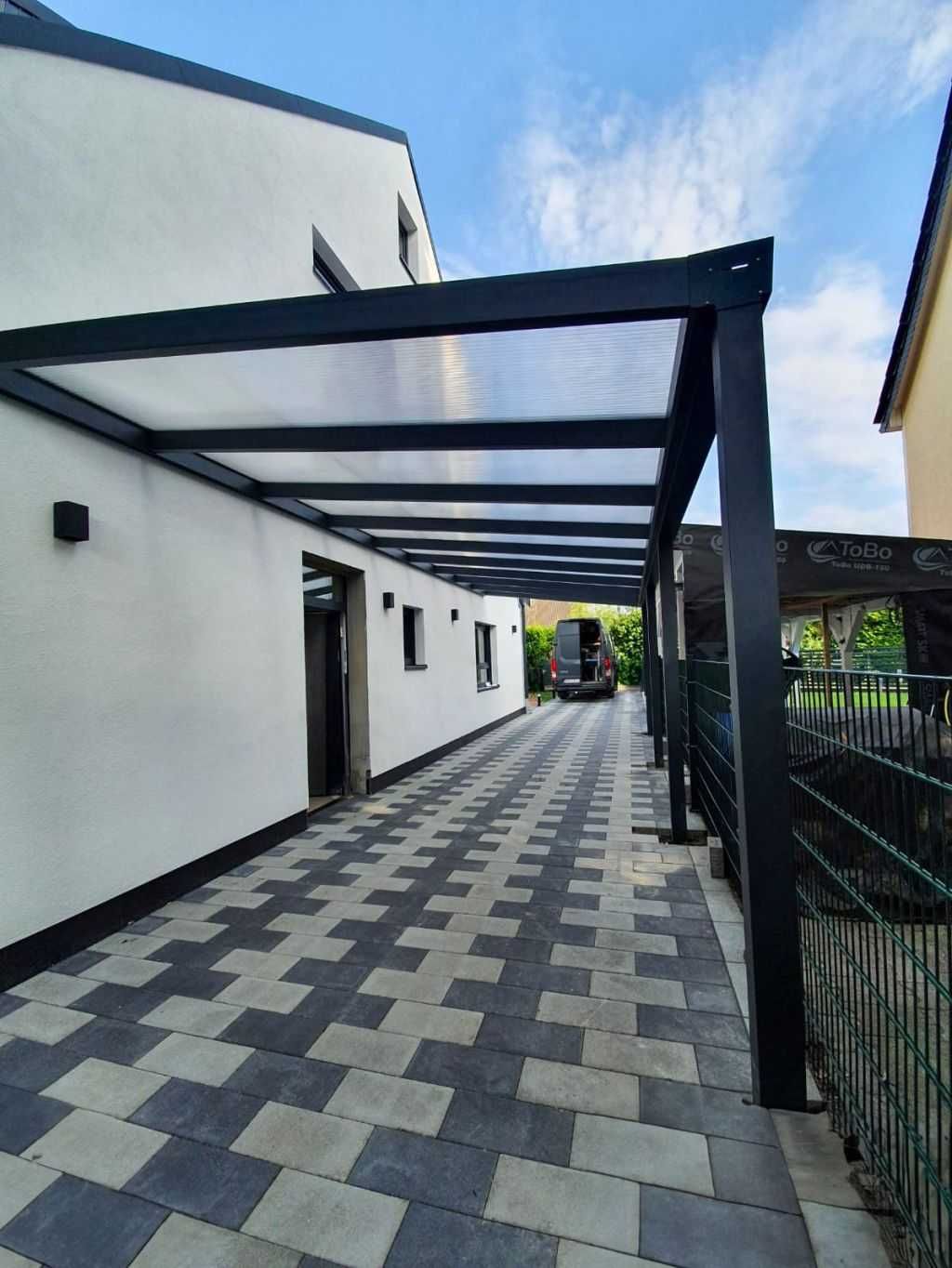 Zadaszenie Aluminiowe Zadaszenie Tarasowe Poliwęglan Szkło Restauracja