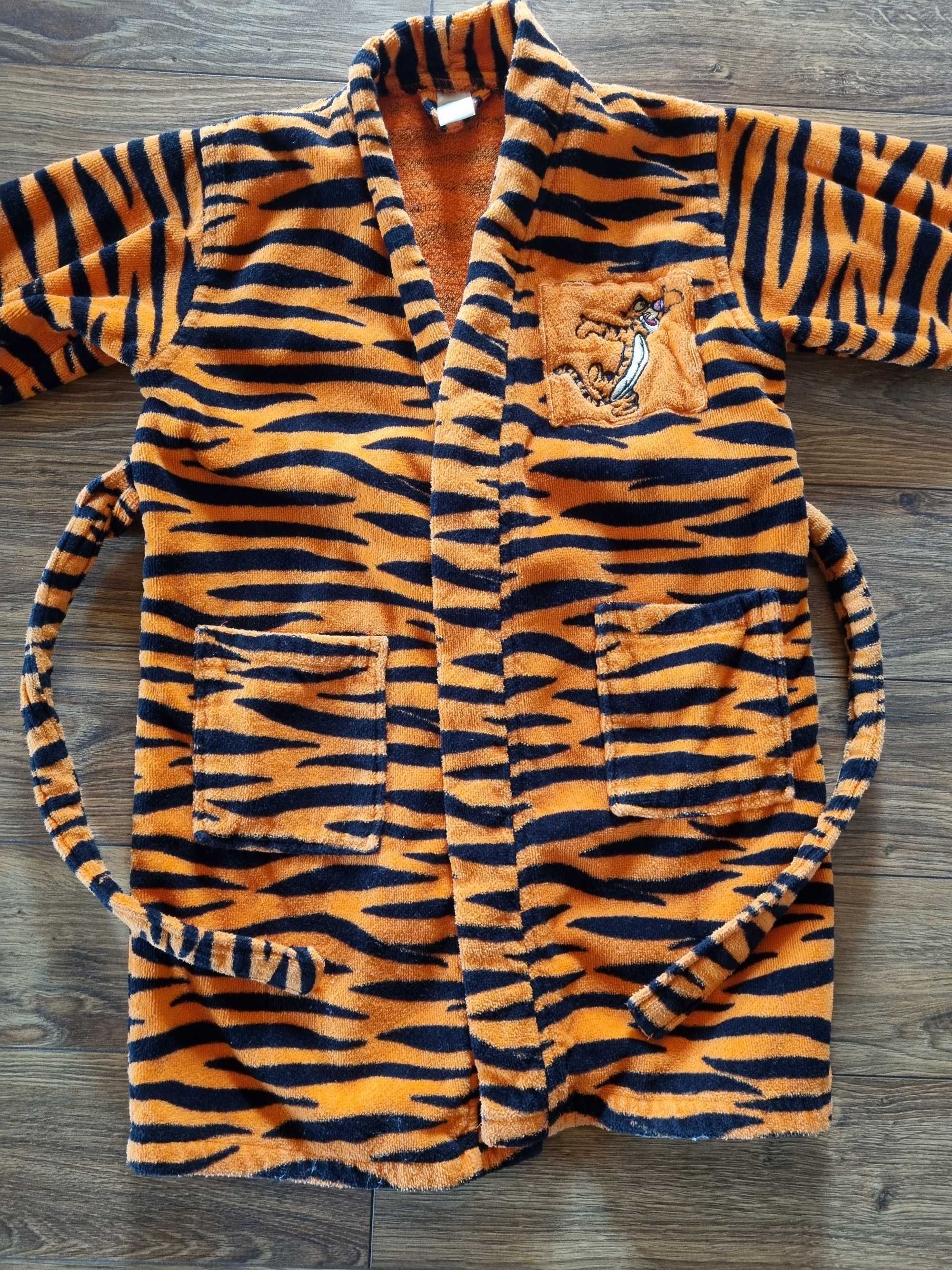 Szlafrok dla chłopca 3-4 lata Tygrys