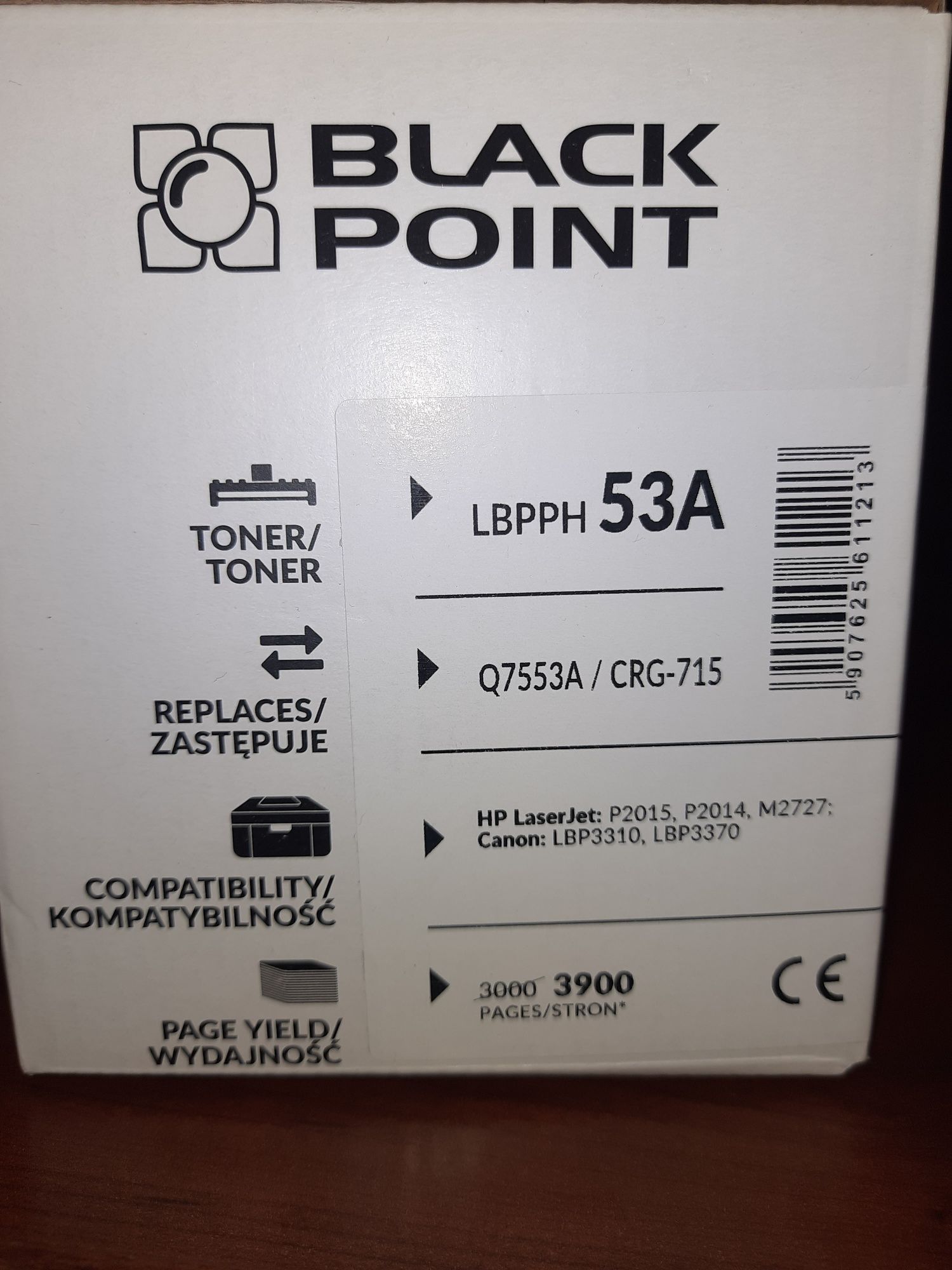 Toner Black Point LBPPH53A