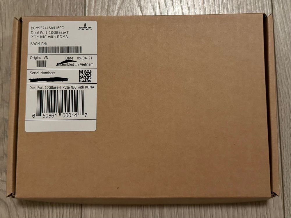 Karta sieciowa Broadcom NetXtreme E-series P210tp Dual port 10GBase-T