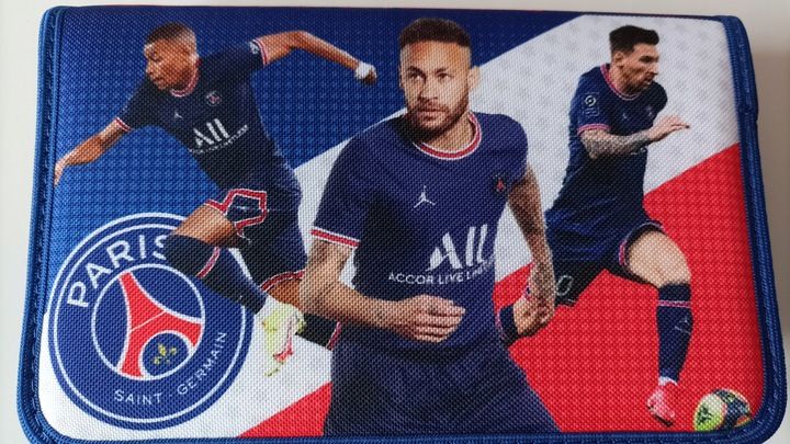 Piórnik Rozkładany Leo Messi Mbappe Neymar Psg