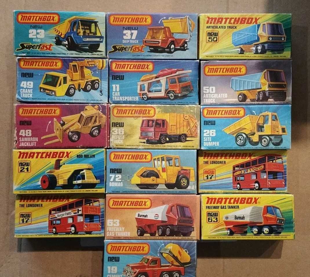 MATCHBOX , VÁRIOS MODELOS , CAIXAS ORIGINAIS