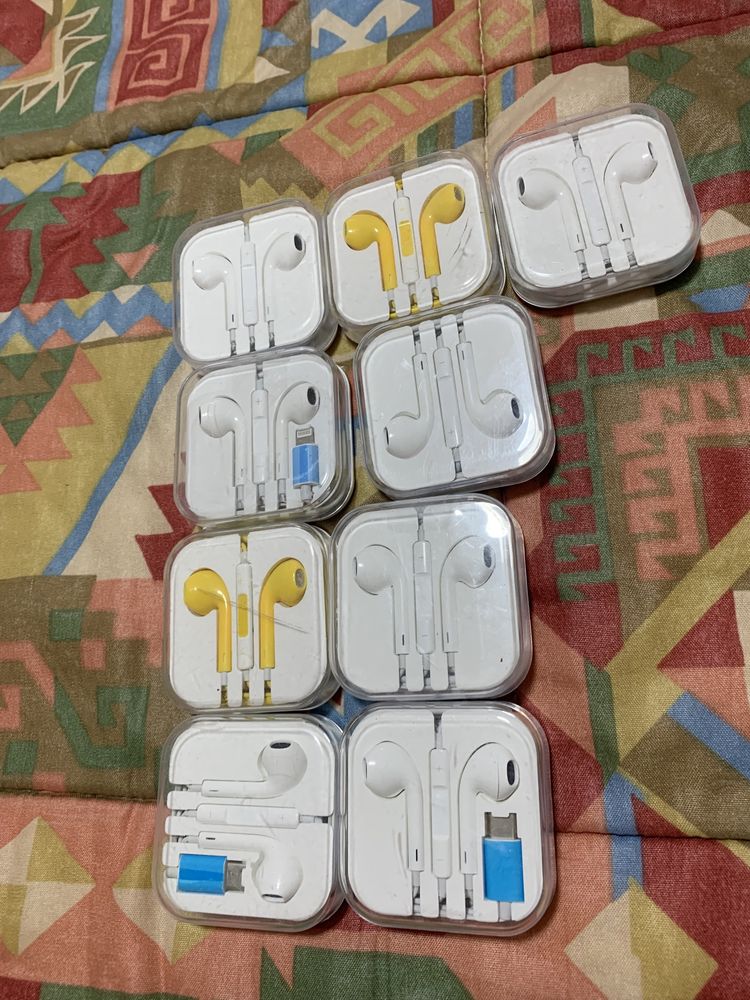 Fone de ouvido entrada tipo C e Iphone lote com 9 unidades