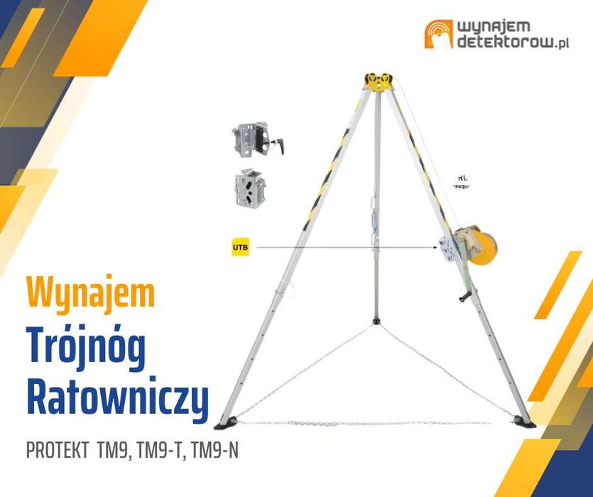 Wynajem statyw trójnóg bezpieczeństwa Dąbrowa Górnicza