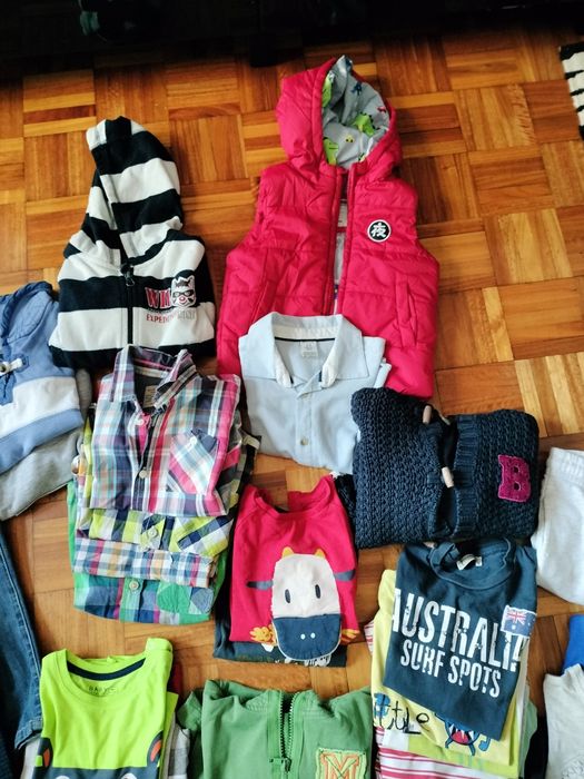 Lote de roupa bebê menino