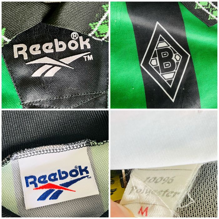 Borussia Monchengladbach 1995/96 away koszulka piłkarska Reebok