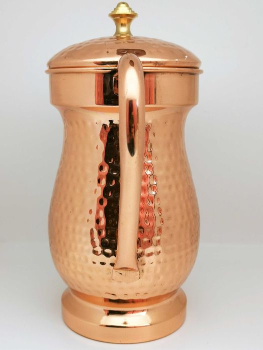 Dzbanek miedziany do wody miedziane 2,2l kuty nr.2