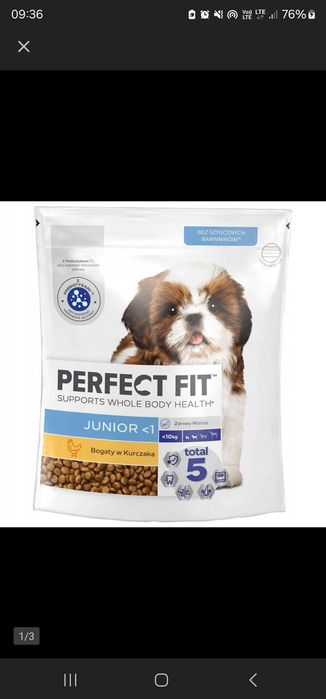 Sprzedam karme peefect fit