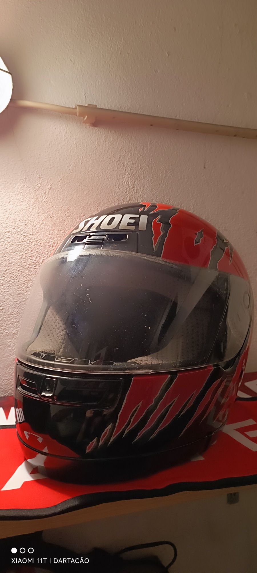 Capacete original shoei antigo