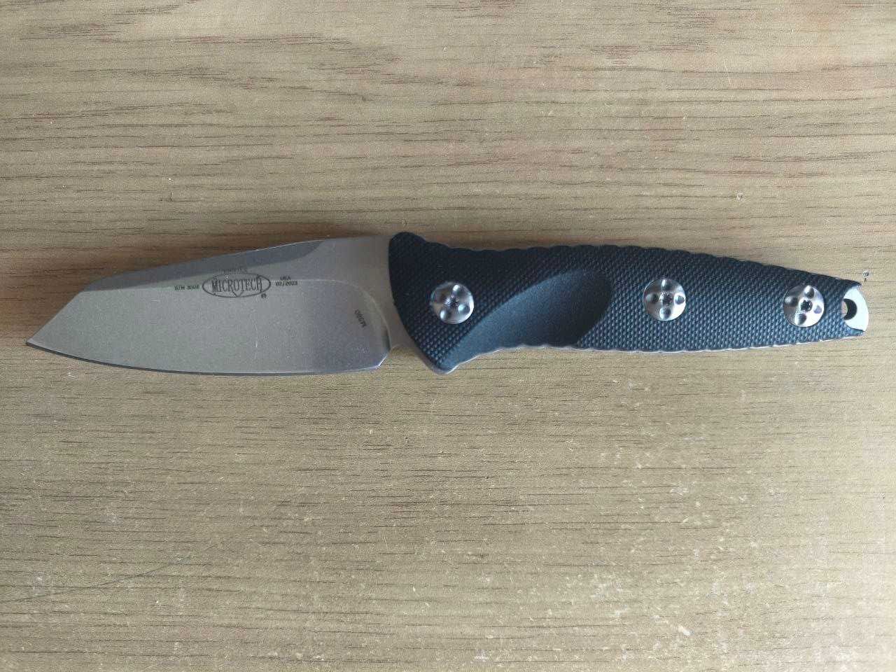 Брелок EDC компактний фіксед Microtech Socom Alpha Mini Warcom Black