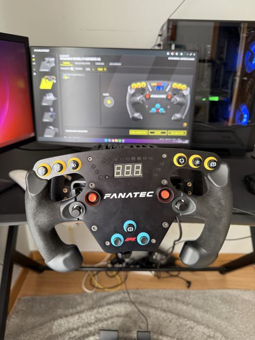Fanatec CSL DD + Clubsport steering wheel F1 + Csl DD Table Clamp