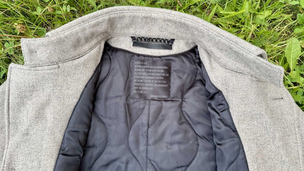 Чоловіче зимове шерстяне пальто, тренч Drykorn skopje trench