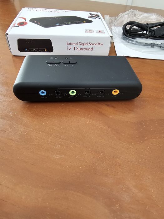 Caixa de som usb de 7.1 canais