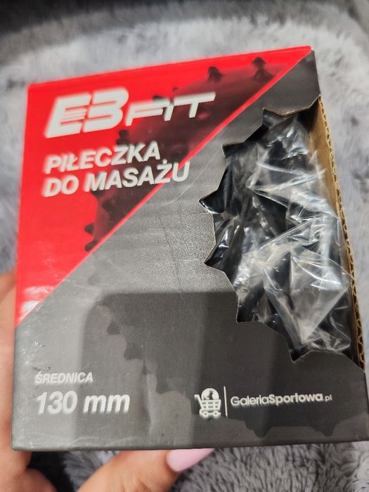 Piłka do masażu czarna