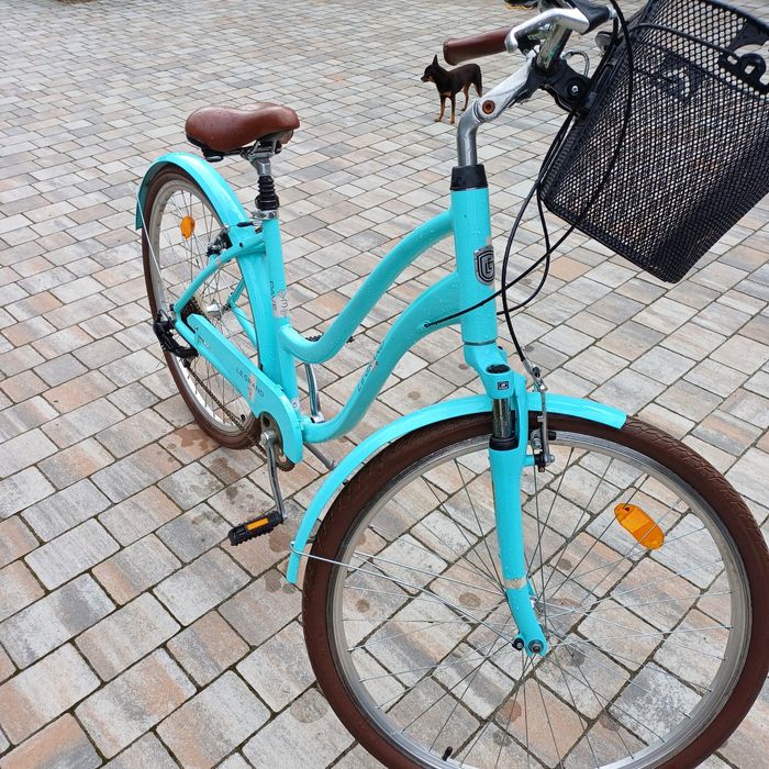 Rower kross legrand mietowy koszyk