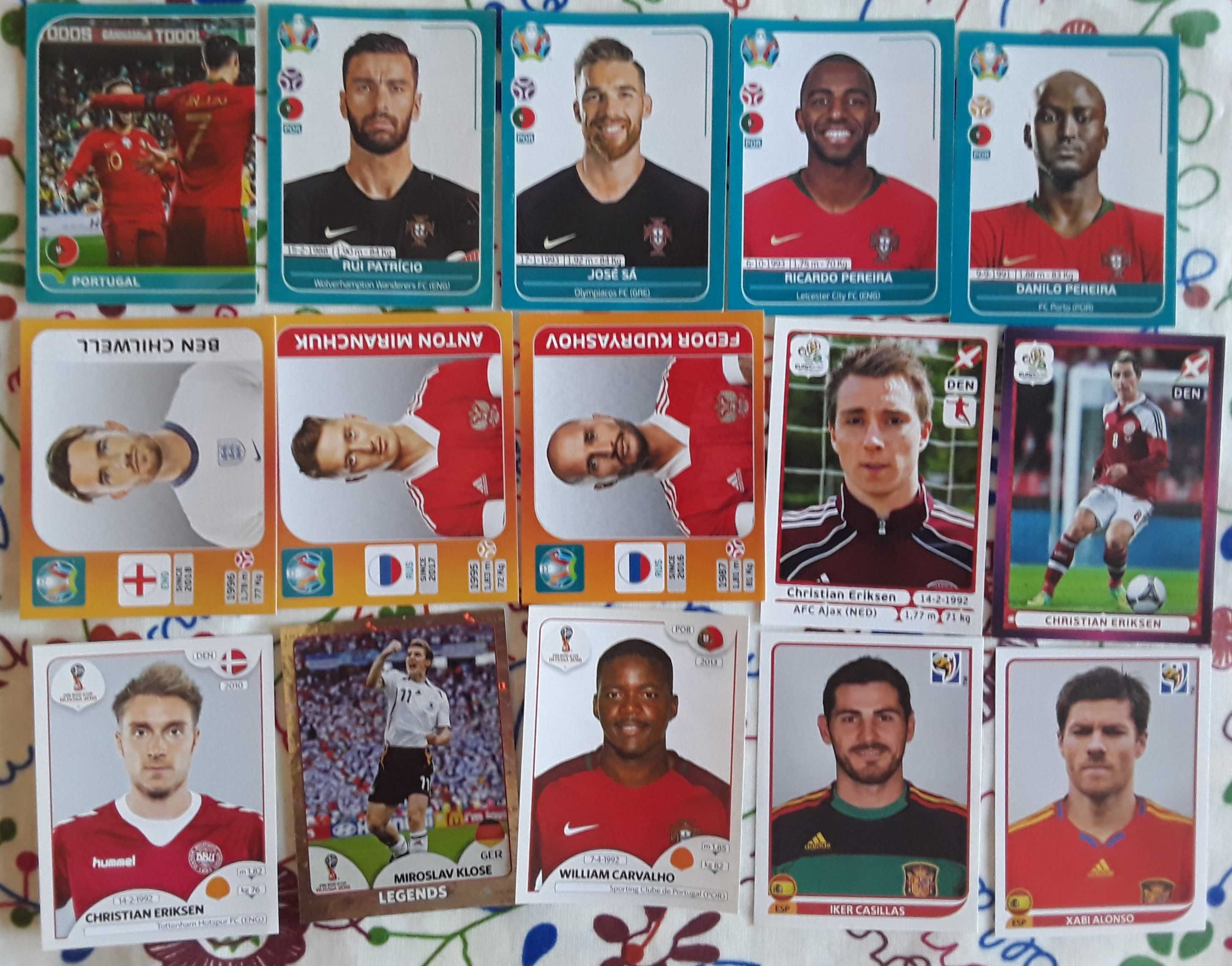 Cromos panini Novos