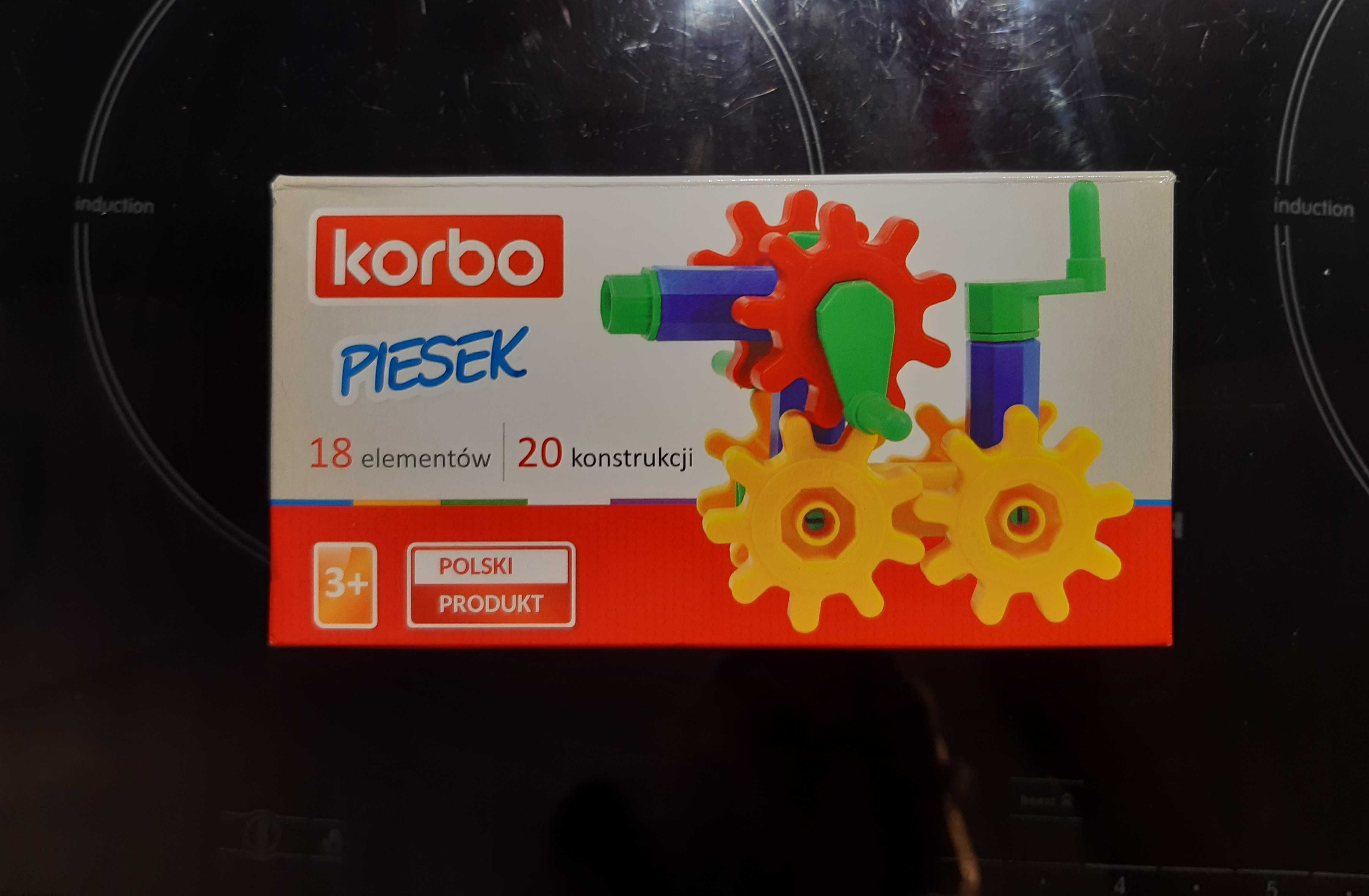 Korbo klocki konstrukcyjne piesek