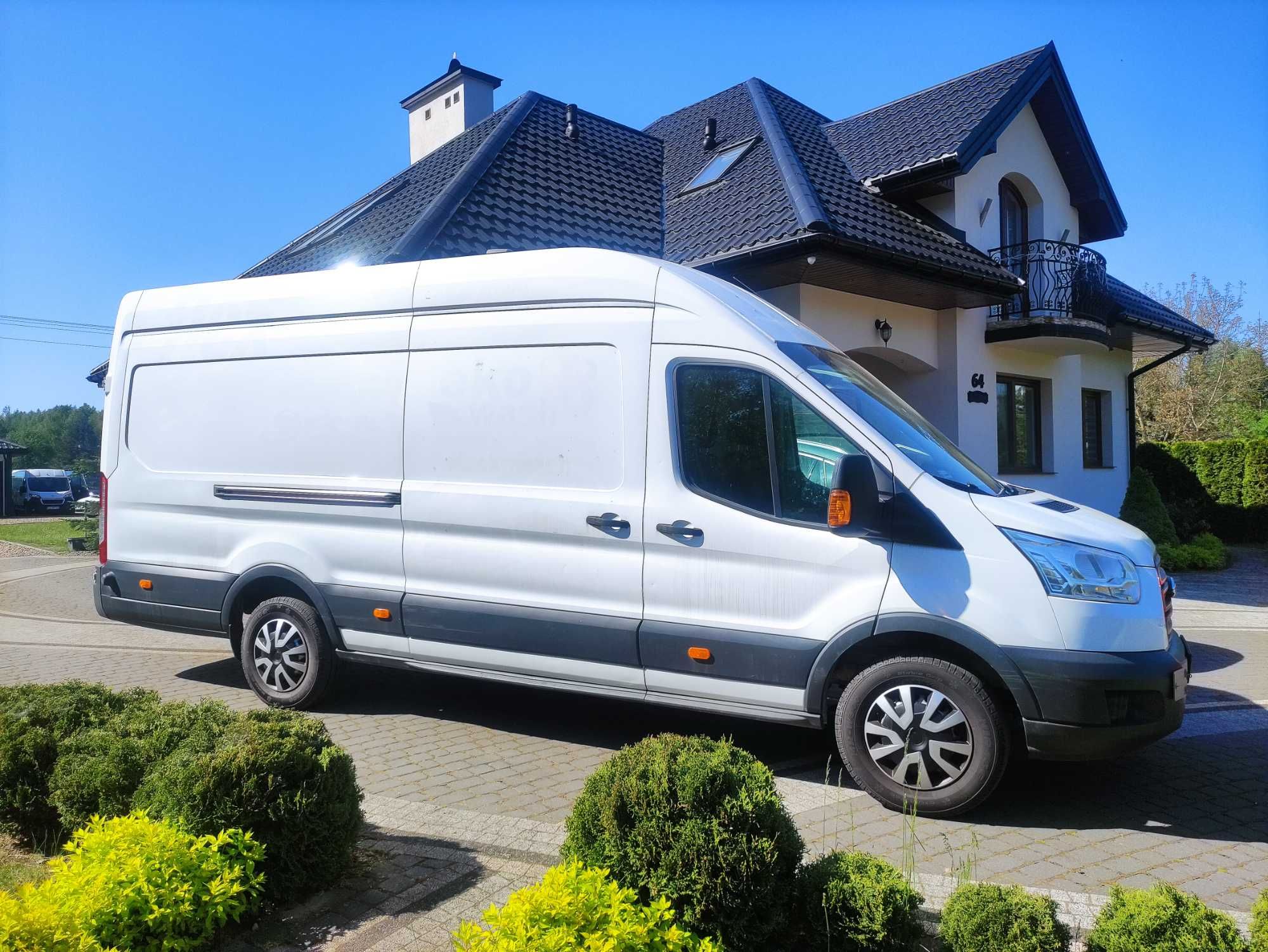 FORD TRANSIT 2,2 TDCI Jumbo Maxi 2014 r Poduszki tył