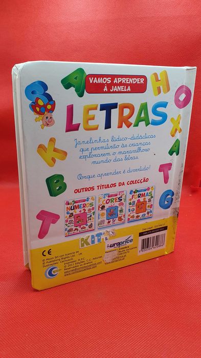 Livro Infantil - REF PINF - Vamos Aprender à Janela, Letras