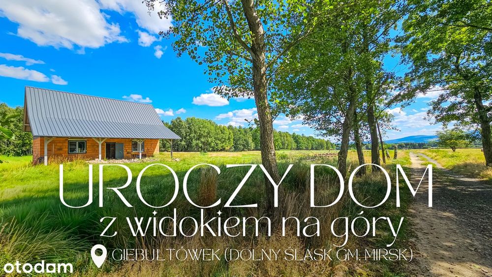 Uroczy dom przy lesie w Giebułtówku z widokiem na góry.