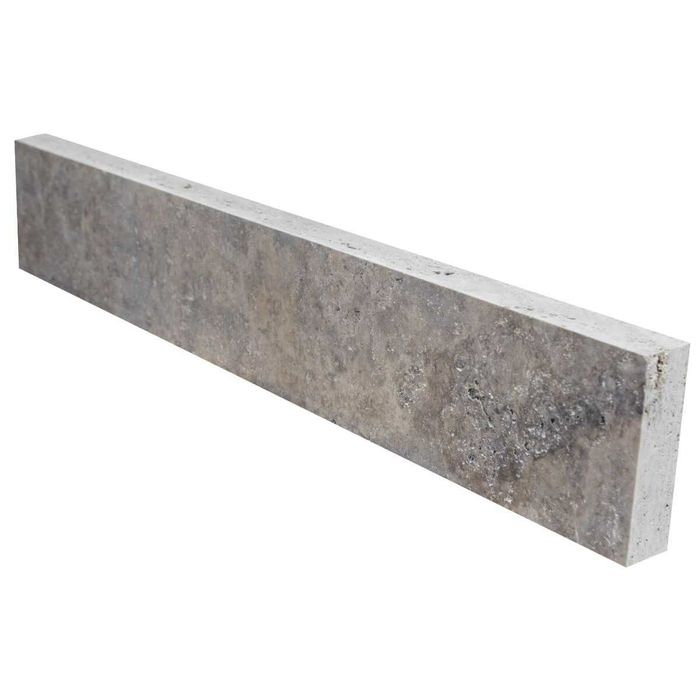 Opornik trawertynowy obrzeża ogrodowe Silver Ash 120x20x6 cm