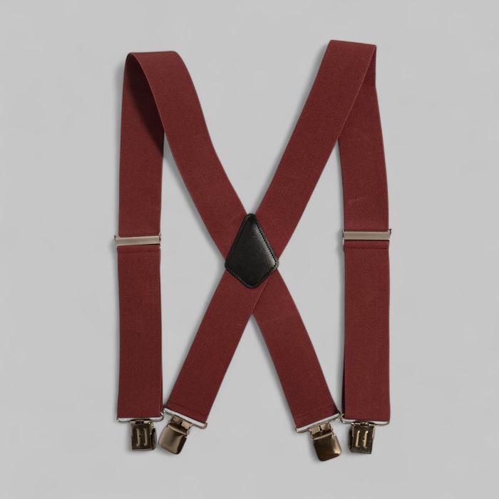 СТИЛЬНІ еластичні підтяжки X-подібні підтяжки ОДНОТОННІ широкі 5см