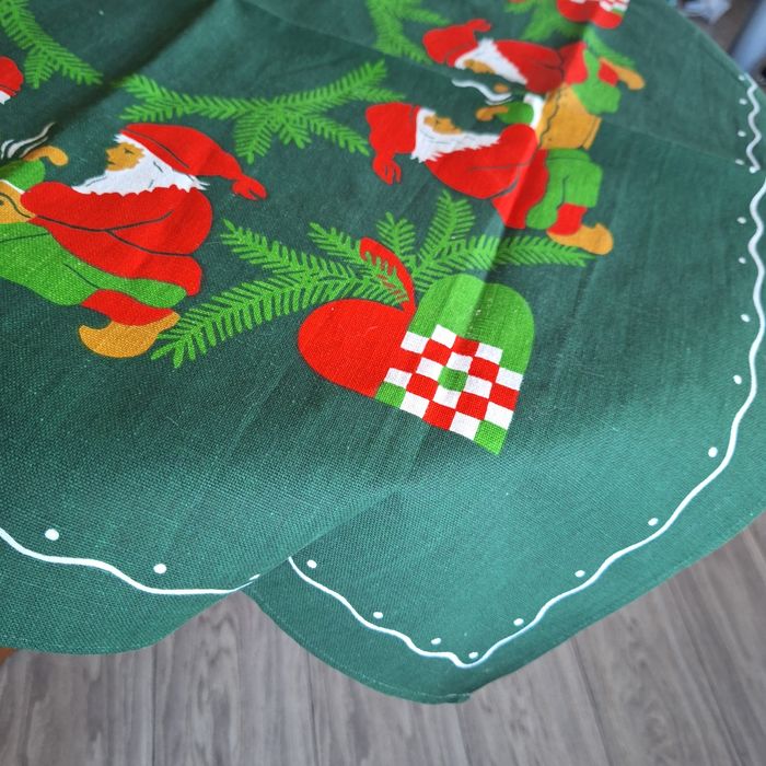 Serweta świąteczna zielona