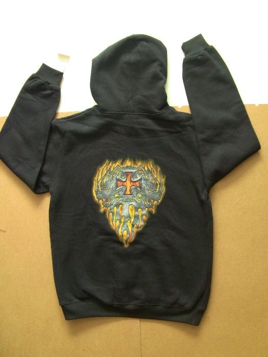 Мужская американская винтаж рэп худи,   HYBRID TEES, раз. L