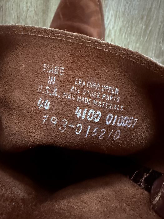 Шкіряні байкерські чоботи, 42 розмір