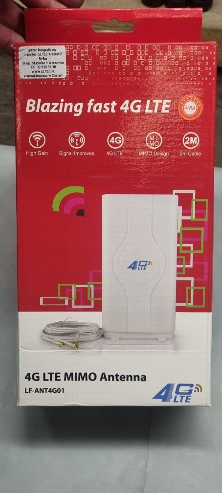 Antena 4G/LTE Mimo sma