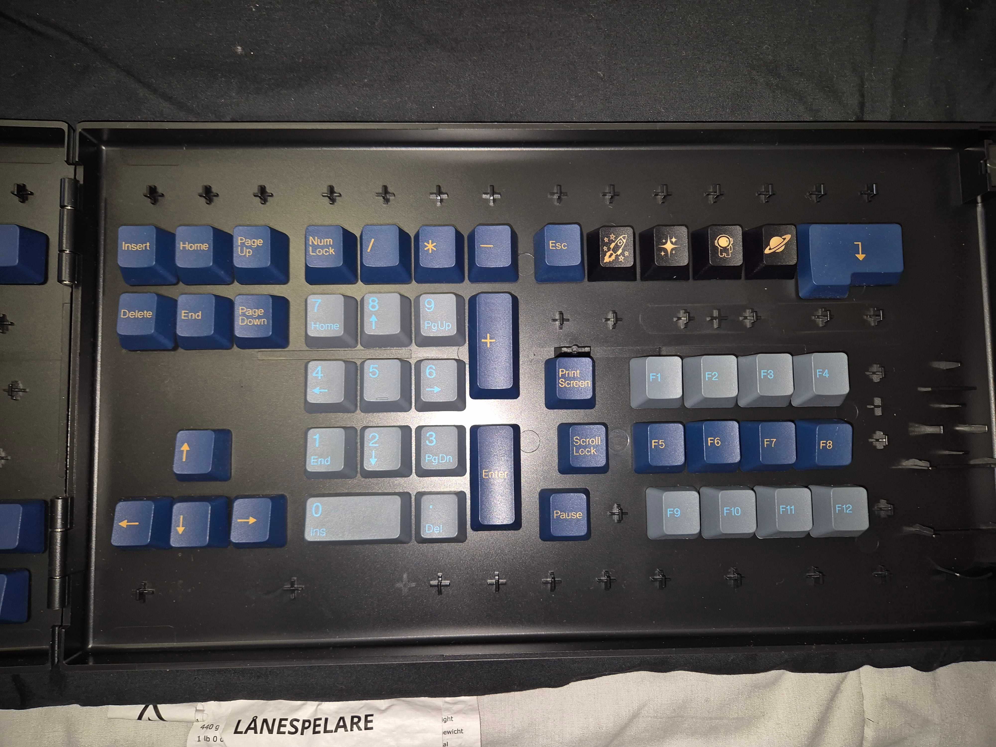 Teclas com layout ISO PT